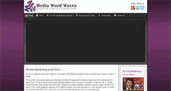Desktop Screenshot of mediawordwaves.com
